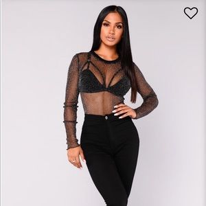 Glitter Top Long Sleeve